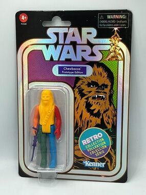 Star Wars Retro Collection Chewbacca Yellow Body Prototype Edition Action Figure